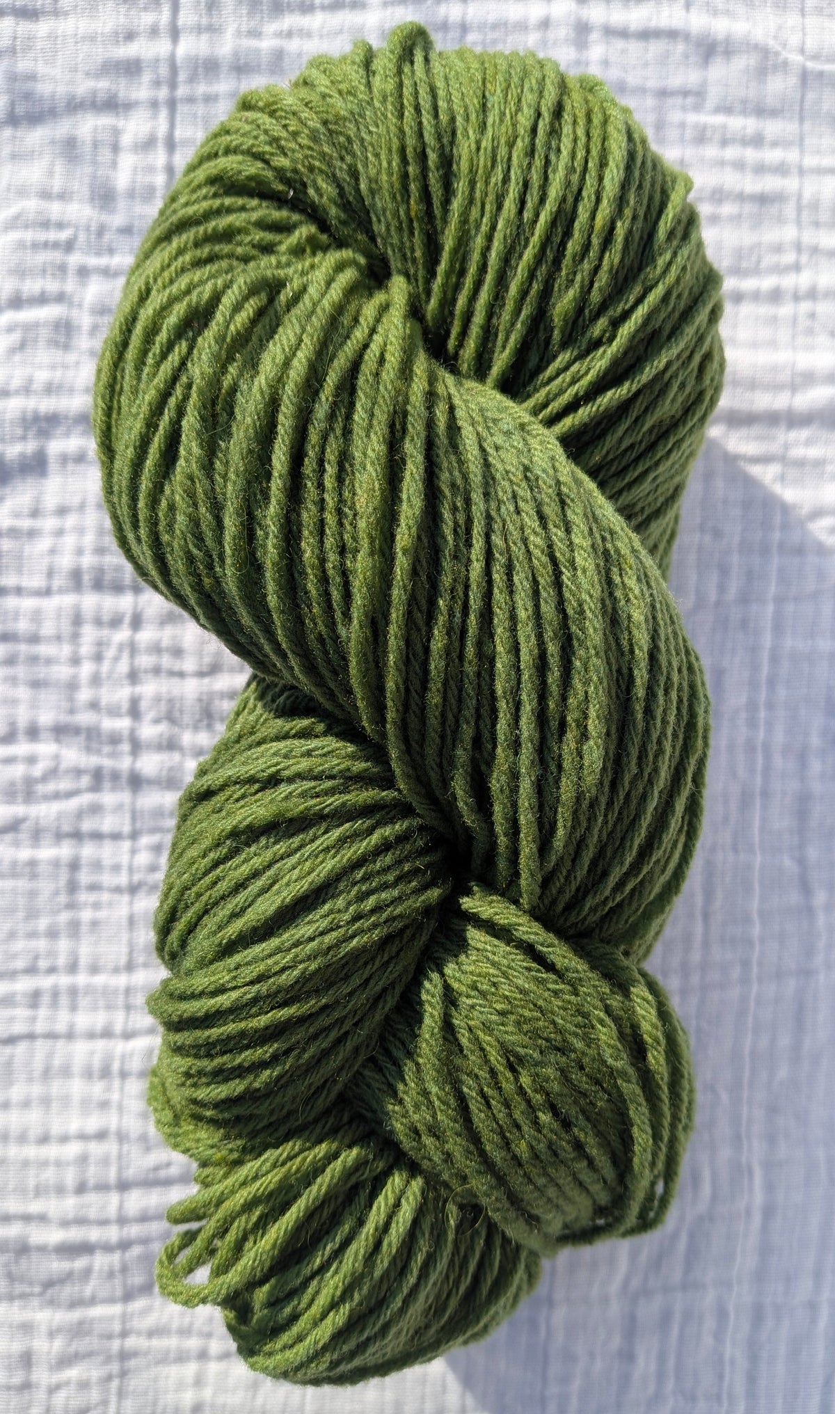 Echeveau laine mérinos vert