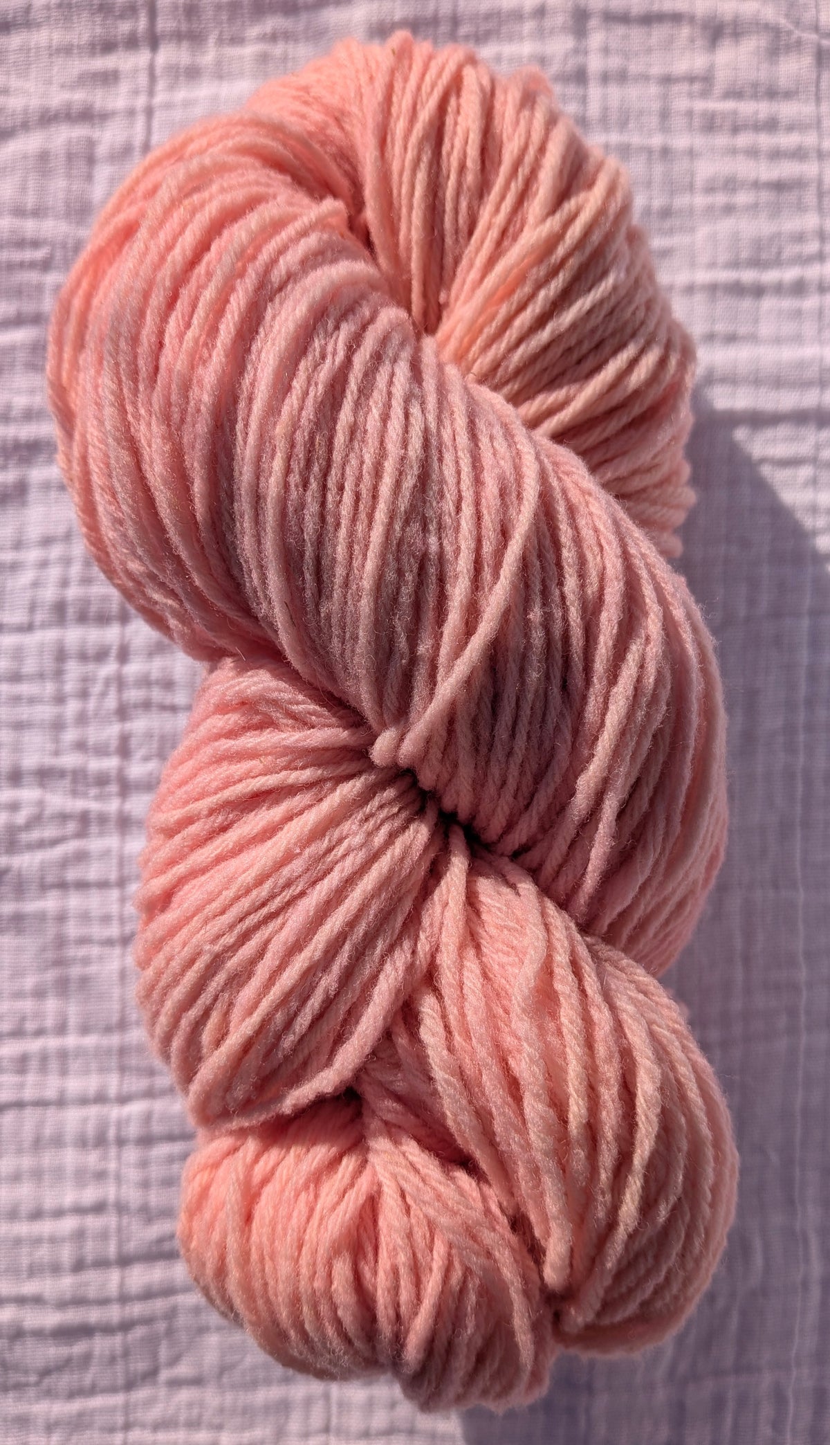 Echeveau laine mérinos rose